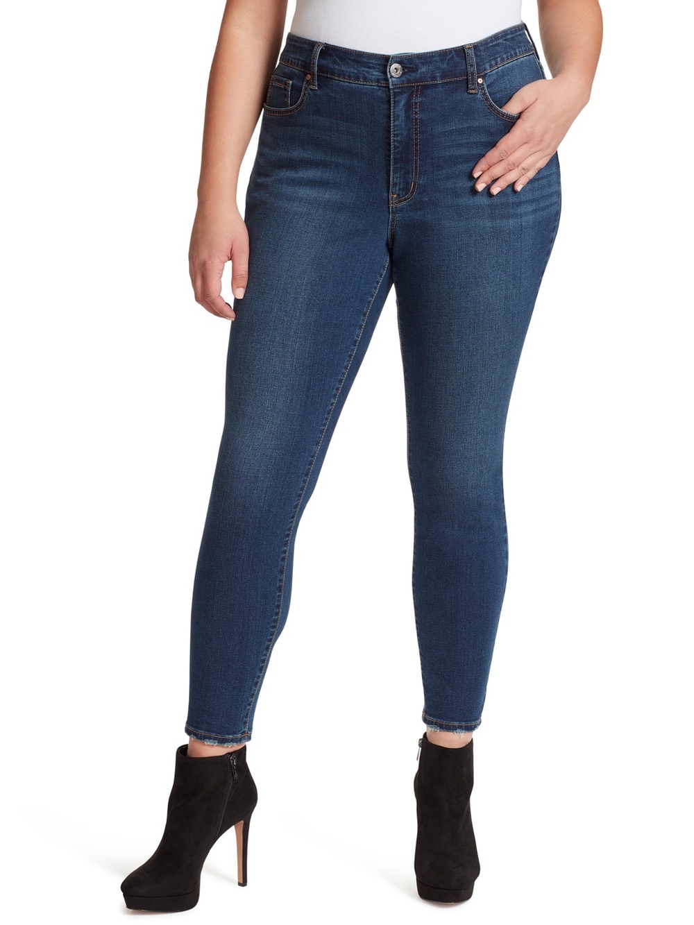 Jessica Simpson High Rise Ankle Skinny Jeans